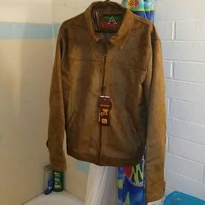 COLLEZIONI WOMENS SUEDE JACKET NEW